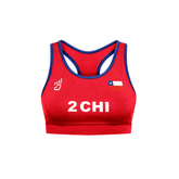 PETO OFICIAL VOLEY PLAYA CHILE ROJO